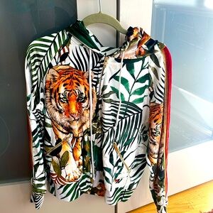 Aviator Nation Velvet Tiger Jungle Jacket Limited Edition Size S